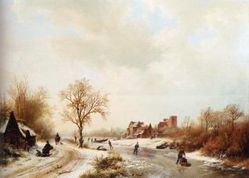 巴倫德 科內利斯 庫庫尅 Winterlandschap 巴倫德 科內利斯 庫庫尅 Winterlandschap